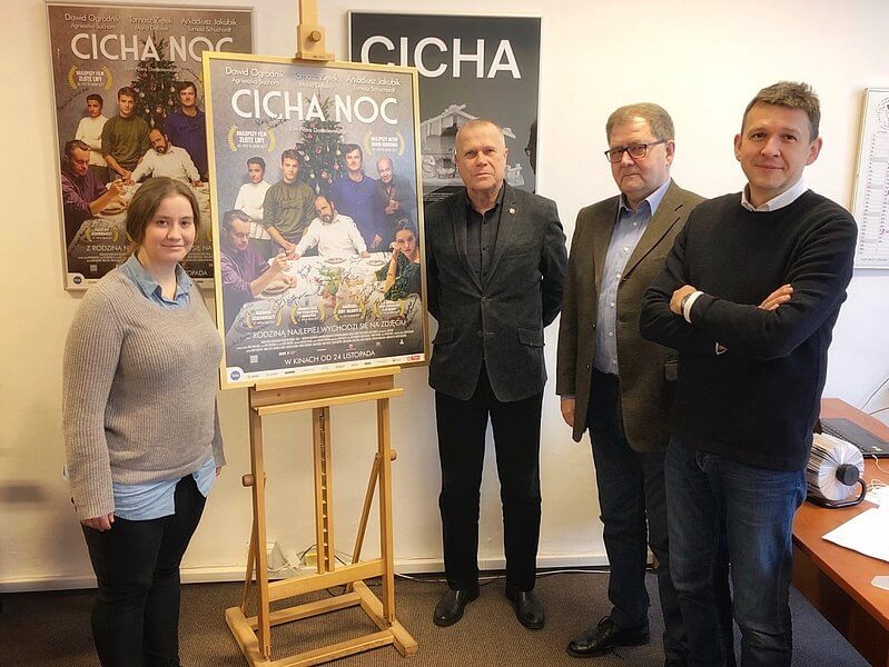 plakat "Cicha noc" - licytacja na rzecz Wielkiej Orkiestry