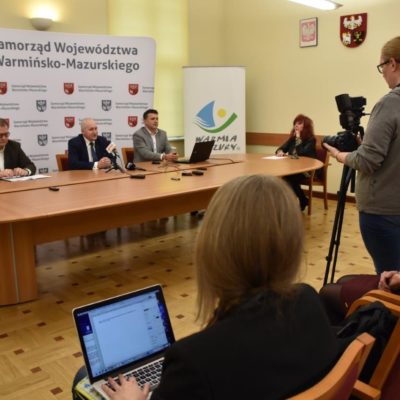 Briefing prasowy marszałka